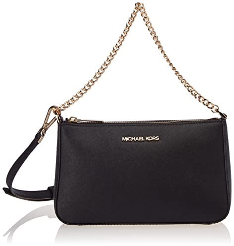 Michael Kors Femme Jet Set Travel Sac à bandoulière, Noir, M