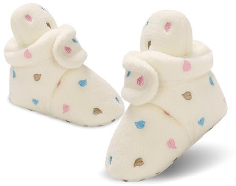 Babyschuhe Winterschuhe Baby Stiefel Krabbelschuhe Weiche Sohle Warme Booties Neugeborenen Lauflernschuhe Kuschelige Fleece-Stiefel mit rutschfestem Boden Stiefel für Kleinkinder