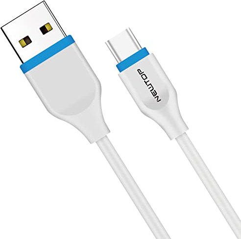 N NEWTOP CU09 Cavo Compatibile Carica Rapida Trasmissione Dati USB Compatibile con Samsung/Huawei/Xiaomi e Dispositivi Type-C (2 metri)