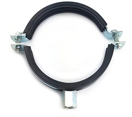 4 fascette stringitubo (20 – 25 mm), fascetta per tubo a vite da 1/2 con inserto in gomma