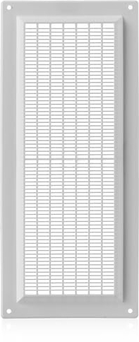 300x130mm Rejilla de Ventilación de Plástico ABS Blanco con Mosquitera - Rejillas de Ventilación Rectangulares