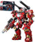 Tirff Technik Mech Figure Bausatz für Justiz Hulk, 813 Klemmbausteine Actionfiguren-Set mit Minifiguren, MOC Konstruktionsspielzeug Kompatibel mit LGO