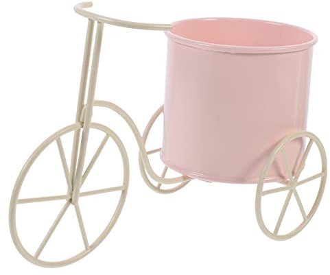 DIKACA Bike Plant Rack Iron Bike Flower Stand Decorative Pot Bike Home Office Dec