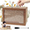 Sparbox 10000 Euro Spardose Holz sparboxen mit Zahlen Ankreuzen Sparziel Wiederverwendbar Holzspardose mit Ziel Retro Geld Spar Box mit Zähler Sparbüchse mit Stift Sparhilfe Digitale Geldkassette-Holz