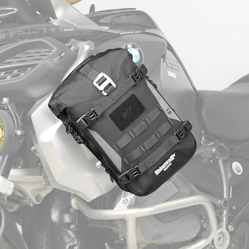 Rhinowalk Motorrad Sturzbügeltasche Wasserdicht Motorradrahmen Tasche für Motorrad Schutzbügel Satteltasche Sitztasche Motorradtasche Seitentasche
