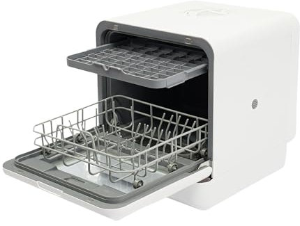 Tischgeschirrspüler, Tragbarer Kompaktgeschirrspüler, Mini-Geschirrspüler, für kleine Häuser, Wohnungen, Schlafsäle, Boote, Wohnmobile, Wohnmobile und vieles mehr, 220V-240V, 50HZ