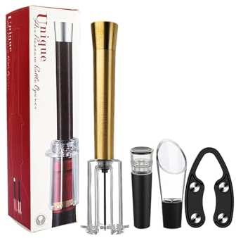 Ensemble décapsuleur de vin rouge, kit d'ouvre-bouteille multifonctionnel | Accessoires pratiques pour la maison, bar, pique-nique en plein air