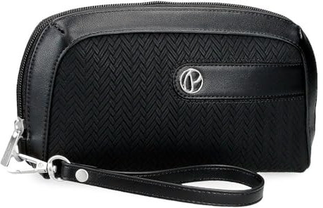 Pepe Jeans Sprig Handtasche, Schwarz, 20 x 11 x 4 cm, Kunstleder, von Joumma Bags, Schwarz, Talla única, Handtasche