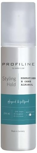 Swiss O'Paar Profiline Kurfestiger N ohne Alkohol 200ml - Haarspray für normales Haar mit Volumen, Elastizität und natürlichem Glanz