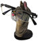 VIPbuy Lustige Brillenhalter Holz Handgeschnitzt Brillenständer Tierform Sonnenbrillenhalter und Brillenablage Gläser Aufbewahrung Geschenk für Kinder Schreibtisch Heimbüro Deko (Katze)