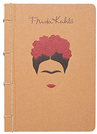 Grupo Erik Erik Notizbuch Frida Kahlo - Journal A5 mit Japanischer Bindung - Umweltfreundlich Notizbuch A5
