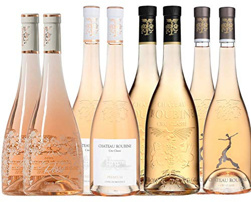 Lots découverte Best of Côtes de Provence: Château Roubine -2 Inspire- 2 Vie en Rose-2 Premium -2 Lion et Dragon
