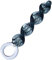 Glas Kristall Dildo Glas Butt Plug Analspielzeuge Glas Prostata-Massagegerä Sexspielzeug für Frauen und Männer (A)