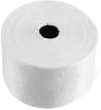 VILLCASE Fiberglass Cloth Tape, Glass Fiber Mesh Joint Tape, Weave Glass Fiber Cloth, Non Adhesive Woven Fiberglass Cloth Strip Insulation Tape for Reinforced Repair Winding