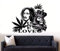 Vinyl Wandtattoo Bob Marley Lion Reggae Musik Wandkunst Wandbild Abnehmbares Poster Home Art Dekoration 69 * 57C ​​M