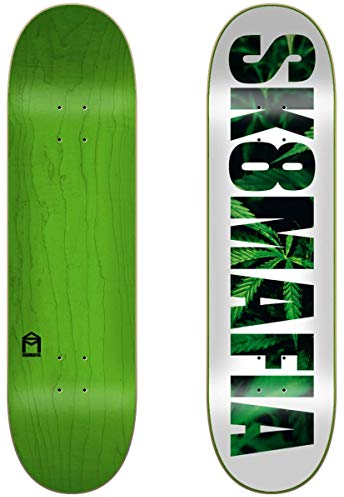 Sk8Mafia Leaves 8.0x32 Deck Skateboard, Mehrfarbig (Mehrfarbig), 8,0 x 31,28