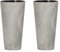 2x Prosperplast Tubus Slim Effect de plástico CON depósito en color Cemento, 38,1 (alto) x 20 (ancho) x 20 (profundo) cms