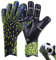 Virtcooy Kinder Fußball Torwarthandschuhe, rutschfeste Fußball Torwarthandschuhe, Vollfinger Handschutz, Kinder Fußballhandschuhe, Für Training Und Spiel, Größe 6/7/8/9/10, hellgrün, 6 Meter