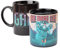 Grupo Erik Taza termocolora Gameration One More Life - Taza desayuno Gamer cambiante de color - Taza cerámica 350ml - Taza te - Taza café