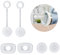 Couvre Paille, 6PCS Bouchons en Silicone Anti-Éclaboussures Compatibles avec les TassesStanley de 40 oz/30 oz 2 Couvercles de Paille, 2 Bouchons Carrés et 2 Bouchons Ronds,Accessoires pour Gobelets