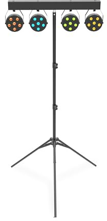 iDance Complete Tripod Stand – Adjustable and Durable Light Stand for Cameras, Lights, and Equipment