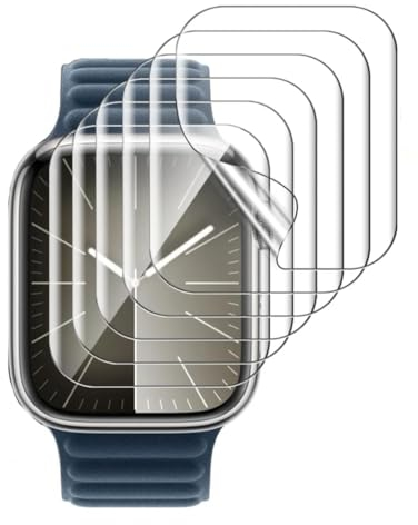 Snailcanfly Hydrogel Film 5pcs für Apple Watch 38mm Series 3/2 / 1 38mm Transparent TPU-Folie Screen Protector Bildschirmschutz Berührungsempfindlich, HD Clear, Ultradünn, Selbstheilung