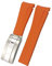 IENYU Gummi-Uhrenarmband für Rolex Deepsea Sea-Dweller Submariner 41 mm Tauchwasserfestes Silikon-Uhrenarmband 21 mm 22 mm Schwarz Rot Blau, 21mm Submariner, Achat