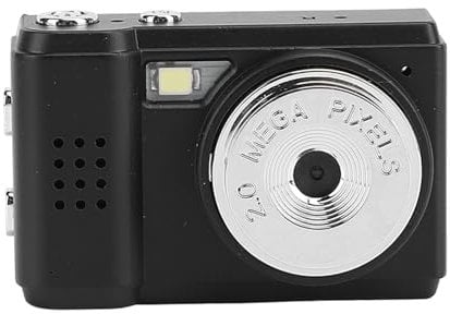 1080P Digital Camera for Photography, Compact Vlogging Camera with 15X Macro Lens, 200mAh Battery, for Beginners and Teens