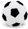 Lullaberry 8 cm My First Soccer Ball – Plüsch-Babyrassel Spielzeug – sicheres weiches Sportspielzeug für Säuglinge, Jungen und Mädchen
