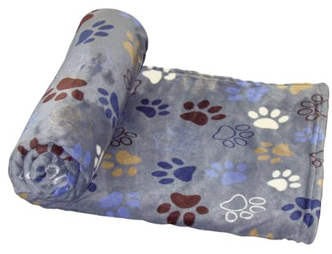 Nobby Fleece Plaid Lissi Classic dunkelgrau L x B: 50 x 75 cm