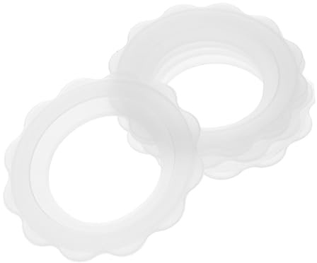 Copricapezzoli per Allattamento Antiscivolo 5 Pezzi in Silicone Bianco
