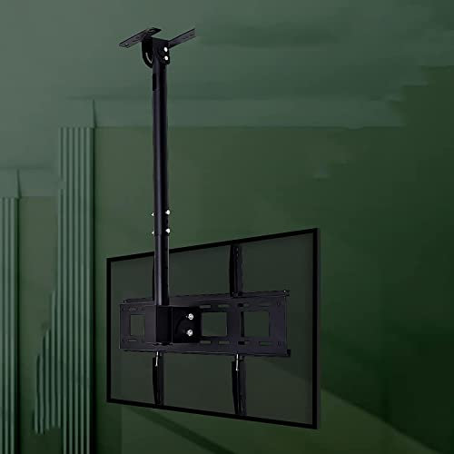 Universal-TV-Ständer, multifunktionale Deckenhalterung für TV, zum Aufhängen, Neigen und Schwenken, 360°-Drehung, vollbewegliche TV-Stangenhalterung, passend für 32-75-Zoll-Flachbildfernseher, VE