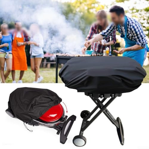 Copertura resistente all'abrasione per barbecue progettata per griglie a gas Weber serie Q2000