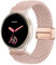 CUNUJIX Geflochtene Armband Ersatz für Garmin Vivoactive 6/Vivoactive 5/Vivoactive 3/Venu 2 Plus, 20mm Magnetische Dehnbare Nylon Gewebeband für Garmin Forerunner 55/245/645 Herren Damen