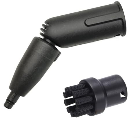 HomeVortex Steam Cleaner Attachment Set 2.863-159.0 Professional Cleaning Brush With Nozzle For KARCHER For SC Series Steam Deep Clean Corners Crevices Edges Effortless Clean(A)