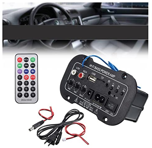 ZKLGS HiFi-Verstärker 30W Power Amplifier Board Amplificador USB Dac FM Radio TF Player Subwoofer DIY Verstärker for Motorrad Auto