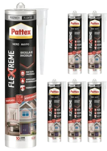 Baukleber, Universalkleber, Montagekleber Flextreme - weiß - Universalkleber für Innen & Außen (6 x 280ml)