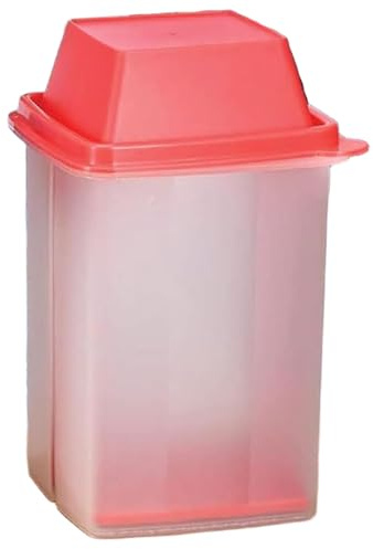 Xoeryoy Einmachbehälter mit Sieb, großes Fassungsvermögen, transparente Kimchi-Behälter mit luftdichtem Deckel für Oliven, Gurken, Spargel, Rot