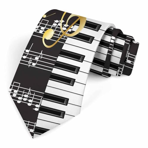 Muntayson Hibiscus Tie for Men Novelty Fun Full Print Men's Necktie Skinny Fashion Narrow