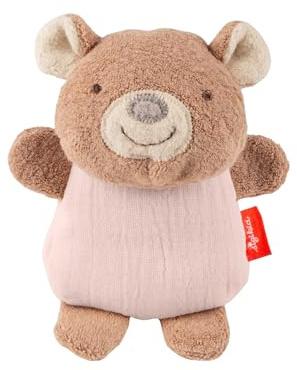 sigikid Greifling Bär, sigibaby - Babyspielzeug zum Greifen, Entdecken und Spielen mit Rassel Geschenk für Babys ab Geburt