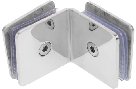 Pince de Fixation pour Garde-corps en Verre 90° Acier Inoxydable 304