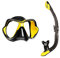 Mares X-Vision Liquidskin Ergo Dry Set (schwarz/gelb)