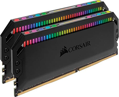 Corsair DOMINATOR PLATINUM RGB Kit di Memoria per Desktop a Elevate Prestazioni, DDR4 2 x 16 GB, 3000 MHz, Nero