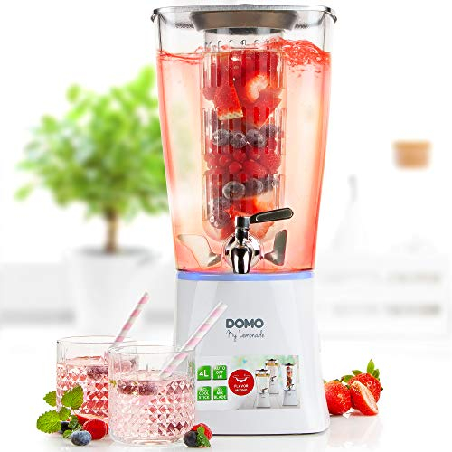 DOMO DO9197LD Getränkespender My Lemonade weiss, LED, 4L