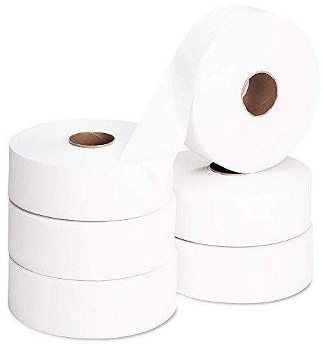 LPM - 6 Rouleaux Papier Toilette Maxi Jumbo - 350 Metres - 2 Plis - 8,8 x 25 cm