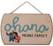 Disney Lilo & Stitch Ohana Means Family Wanddekoration aus Holz zum Aufhängen