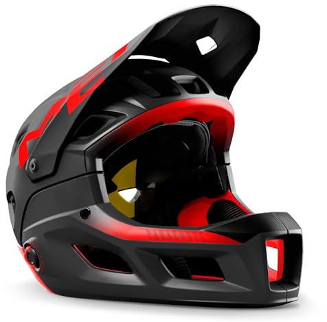 MET Parachute MCR MIPS Helm schwarz/rot