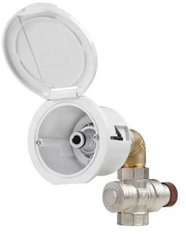 Water Inlet Straight+Whiteroundcoverflex