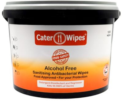 1000 Cater Wipes - Sani Care Bulk Hospitality Cleaning Wipes - Perfect for Restaurants, Catering & Hotels