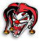 WildeBabsKLBT 11cm Hochwertiger Auto-Aufkleber Sticker Decal Autoaufkleber Aufkleber-Folie Wetterfest Joker Jester Harlekin F3426